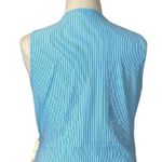 Lands' End Lands’ End New. Women's Dress Blue Red Yellow Stripe Seersucker Wrap Size XL Photo 9