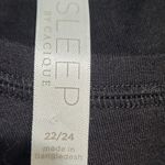 Cacique "Silent Nights Are Overrated" Celebrating Penguins  Black Long Sleeve Top Photo 2