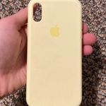 Apple Yellow IPhone X phone case!  Photo 0