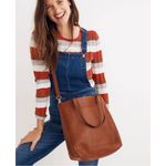 Madewell  Medium Transport Leather Tote Bag Photo 1