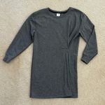 CAbi Put On Sweatshirt Dress Women’s M Gray Long Sleeve Short Length #3650 Photo 0