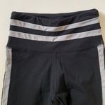 Glyder Black And Gray Striped Leggings Photo 3
