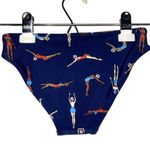 Aerie Aquabatix Diver Bikini Bottoms XXS Navy Blue Swimwear Novelty Rare Women's Photo 7
