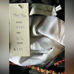 NWT Vera Cristina black satin halter rose detail cocktail dress sample? sz 4 Photo 3