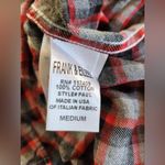 Frank & Eileen  Paul Gray and Red Button Down Long Sleeve Button Down Size Med Photo 7