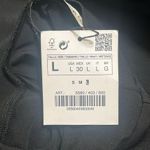 ZARA Bodysuit Sz L Ruffle Mesh Semi Sheer Sleeves Stretchy Mock Neck Feminine Photo 5