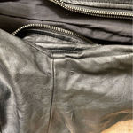 Torrid Black Gray Mixed Media Faux Leather Hooded Moto Jacket, 1X 14/16 Photo 10