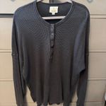Aerie OFFLINE by Waffle Knit Henley Long Sleeve Photo 0