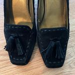 Unisa Black Suede Loafer Heels Photo 3