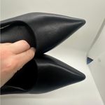 Deltan Juliana Leather Ankle Tie Pumps Black Size 9.5 Photo 3