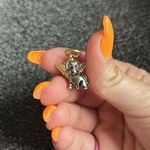 Vintage Camco Dog Angel Gold Tone Halo Wings Lapel Pin Signed Small Photo 0