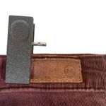 AG Adriano Goldschmied Maroon Slim Straight Stevie Suede Pants Women Sz 31R Photo 11