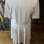 LuLaRoe Nicole pale pink rose print 3x Ringer skater dress Photo 0