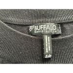 Buffalo David Bitton David Bitton BUFFALO Black Short Puff Sleeve Boat Neck Cable Front Sweater Top S Photo 3