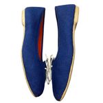 Keds Rare 50s 60s Vintage Blue Canvas Square Toe  Kedettes Photo 2