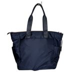 Aimee Kestenberg  Navy Blue And Rose Gold Tote Shopper‎ Bag Weekend Bag Carry On Photo 3
