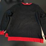Holiday Time  Black Sweater with Colorful Tassels ugly Christmas sweater Photo 4