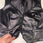 7 For All Mankind For 7 All Mankind Top Faux Leather Photo 1