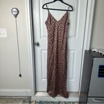 ASOS Club L London leopard pink low back cami sleeveless maxi dress size 12 Photo 2