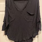 Free People Bohemian Black Shirt Xs Photo 0