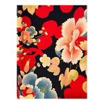 Loft FLORAL WIDE LEG CROPPED PANTS BRIGHT RED YELLOW BLACK POCKETS SIZE 8 Photo 5