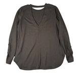 RBX Womens Small‎ Black No Sweat Pullover Open V Photo 4