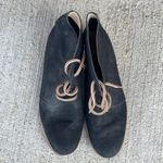 Etienne Aigner  Black Suede Ankle Boots Booties Womens Size 8.5 Narrow Photo 1