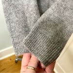 Abercrombie & Fitch Gray Crewneck Sweater Side Zipper Medium Photo 6