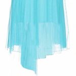 Patrizia Pepe Tulle Knee length skirt Turquoise size 10 Blue Photo 7