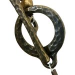 Stabilized Turquoise & Carnelian Beaded Necklace with Industrial Cross & Dragonf Photo 12