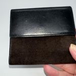 Gucci Suede and Leather Bi Fold Coin Purse Wallet (See photos and description) Photo 1