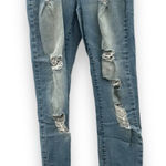 Refuge Mid Rise Light Wash Distressed Skinny Jeans Sz 6 Photo 0