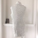 Zero Degrees Turtleneck Sleeveless Sweater Light Grey Size L, NWT $178.00 Size L Photo 4