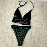 SheIn 🖤💚 Leaf Bikini•Size:M•NWOT💚🖤 Photo 3