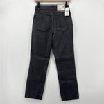 DL1961 NEW NWT  Patti Straight High Rise Vintage Ankle Jeans Black Coat Size 25 Photo 10