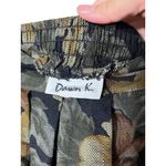 Dawn K Skirt Womens Size 1X Black Vintage Maxi Floral Pleated‎ Cottagecore Photo 5