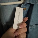 Outerknown  Wyatt Jumpsuit Denim‎ Flight Suit Long Sleeve Chambray Jean Sz XS NEW Photo 4