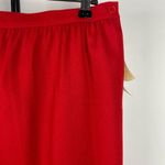 Alfred Dunner Vintage‎  Red 100% Wool Pencil Skirt Photo 5