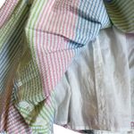 Vineyard Vines Kentucky Derby Dress Striped Seersucker Strapless Colorful Beach Photo 4