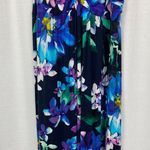 Lane Bryant Blue Floral Sleeveless Knit Maxi Dress Sz.18/20 Photo 2