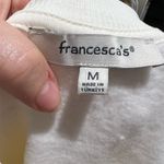 Francesca's  Women's M Beige Love Embroidered Long Sleeve Sweatshirt Photo 3