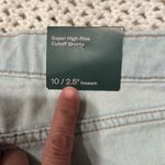 Wild Fable NEW WILD FEBLE SUPER HIGH RISE CUTOFF SHORT Light Blue Denim Women's 10 Photo 5