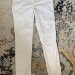 Free People White Skinny Frayed Hem Pants 28R Photo 0