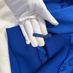 Adidas NWT Originals Blue Bellista Satin Bell Sleeve Track Top IN XS Photo 12