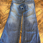 Ariat  Trouser Ella Blue Jeans Women 31S Western Cowgirl Aztec Boho Fringe Flaws Photo 0