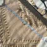 Rue 21  Cream Tan Crochet Knit Cover Up Top Size Small Photo 4