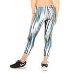 Terez Performance Leggings Watercolor Stripes Size X-Small Crop Photo 11