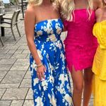 Vestique  blue floral jumpsuit Photo 0