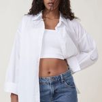 Cotton On COTTON:ON Dad Oversized Button Down Shirt White Large Photo 0