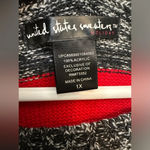 United States Sweaters  black and red stripe penguin with reindeer hat sweater Photo 5